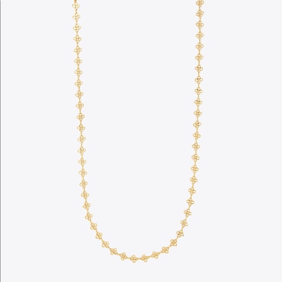 Tory Burch Jewelry - Tory Burch The Mini Clover Necklace